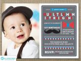 1st Birthday Mustache Invitations Items Similar to Mustache Invitation Little Man Birthday