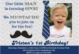1st Birthday Mustache Invitations Items Similar to Mustache Little Man 1st Birthday