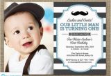 1st Birthday Mustache Invitations Little Man Invitation Mustache Invitation First Birthday