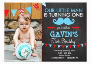 1st Birthday Mustache Invitations Mustache First Birthday Invitation Zazzle