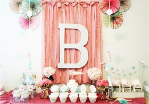 1st Birthday Party Decorations for Baby Girl Kara 39 S Party Ideas Vintage Chic 1st Girl Boy Birthday