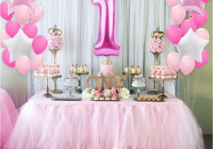 1st Birthday Party Decorations for Girls Fengrise 1st Birthday Party Decoration Diy 40inch Number 1