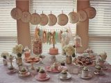 1st Birthday Party Table Decorations Arden 39 S Tea Party 1st Birthday Project Nursery