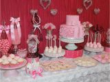 1st Birthday Party Table Decorations Sweetheart Birthday Quot Sweetheart themed 1st Birthday