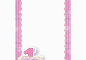 1st Birthday Princess Invitations Free Printables 1st Birthday Invitations Free Printable