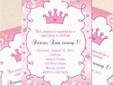 1st Birthday Princess Invitations Free Printables Princess Birthday Invitation Card butterfly Custom Girl