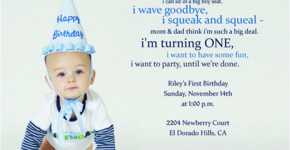 1st Birthday Quotes for Invitations 9 Best H 1st Birthday Images On Pinterest Birthday Party