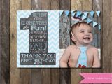 1st Birthday Thank You Card Messages Birthday First Birthday Thank You Cards New Bambi