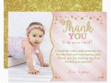 1st Birthday Thank You Card Messages Twinkle Twinkle Little Star Thank You Card Zazzle Com