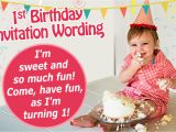 1st Year Baby Birthday Invitation Cards 16 Great Examples Of 1st Birthday Invitation Wordings