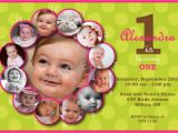 1st Year Baby Birthday Invitation Cards First Birthday Invitation Template Best Template Collection
