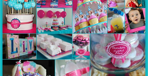 1st Year Birthday Decorations Elle Belle Creative One Year Old In A Flash A First