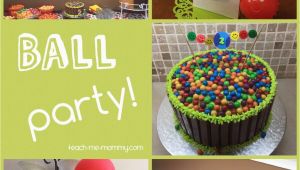 2 Year Old Birthday Decoration Ideas Ball themed Party for A 2 Year Old themed Parties