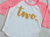 2 Year Old Birthday Girl Outfit 2 Year Old Birthday Shirt Girl Two Year by