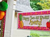 2 Year Old Birthday Party Decorations 2 Year Old Party Idea Fruit theme Party