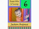 2 Year Old Boy Birthday Invitations 6 Year Old Birthday Party Invitations Boy Zazzle