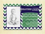 2 Year Old Boy Birthday Invitations Boy 39 S Chevron Birthday Party Invitation Baby 39 S by