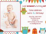 2 Year Old Boy Birthday Invitations Owl Birthday Boy Invitation First Birthday 1 2 3