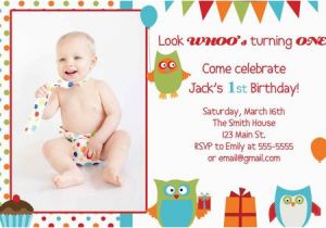 2 Year Old Boy Birthday Invitations Owl Birthday Boy Invitation First Birthday 1 2 3