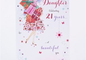 21 Birthday Cards for Daughter 21st Birthday Card Daughter Fabulous Presents Only 1 49