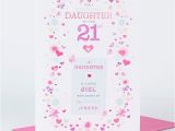 21 Birthday Cards for Daughter 21st Birthday Card Wonderful Daughter Only 1 49