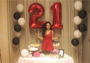 21 Birthday Decorations Sale original Kerchi 21st Birthday Celebration Part 1 Set Up