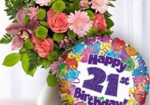 21 Birthday Flowers 21st Birthday Flowers and Balloon Available for Uk Wide