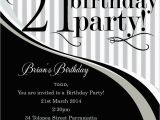 21 Birthday Invite 21st Birthday Invitation Templates Male Templates