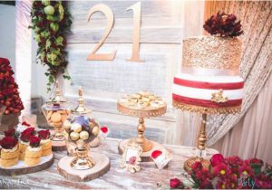 21 Birthday Table Decorations Kara 39 S Party Ideas Rustic Vintage 21st Birthday Party