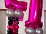 21st Birthday Balloon Decorations 21st Birthday Balloon Columns Idea 39 S Pinterest