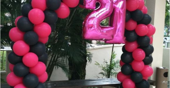 21st Birthday Balloon Decorations 21st Birthday Party Balloon Ideas Balloonparty Ie Blog