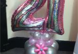 21st Birthday Balloon Decorations Age 21 Balloon On An Air Filled Base Great Centerpiece
