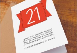 21st Birthday Card Messages Funny 21st Birthday Card Funny Birthday Card Funny 21 Card