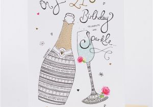 21st Birthday Cards for Her 21st Birthday Card Celebrate Sparkle Only 99p