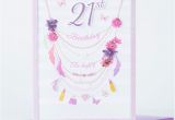 21st Birthday Cards for Her Boxed 21st Birthday Card A Wish Only 1 99
