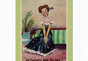 21st Birthday Cards for Her Funny Vintage 21st Birthday for Her Card Zazzle Com