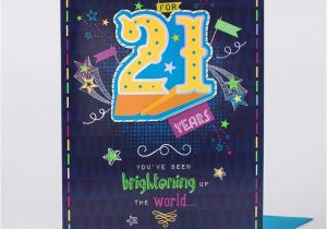 21st Birthday Cards for son 21st Birthday Card son Have A Great Day Only 1 49