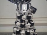 21st Birthday Decorations Black and Silver Black White and Silver Masquerade 21st Birthday Cake and