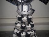 21st Birthday Decorations Black and Silver Black White and Silver Masquerade 21st Birthday Cake and