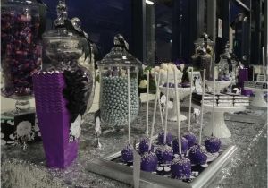 21st Birthday Decorations Black and Silver Purple Black White and Silver Birthday Party Ideas