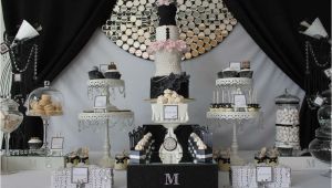 21st Birthday Decorations Black and Silver Runway Catwalk Fashion Birthday Party Ideas Photo 1 Of