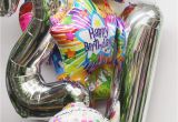 21st Birthday Flowers Delivered Jumbo 21st Birthday Balloon Bouquet In Boston Ma