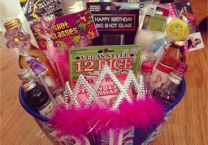 21st Birthday Gift Baskets for Her Diy 21st Birthday Gift Ideas Lacalabaza