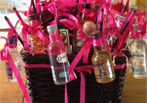 21st Birthday Gift Baskets for Her Janie From Scratch Crafts Bachelorette Basket Of Booze