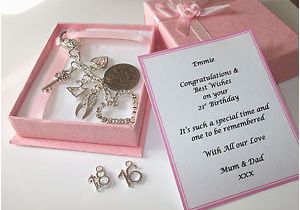21st Birthday Gift Ideas for Him Uk 18th 21st 16th Silver Personalised Girls Birthday Gift
