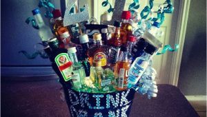 21st Birthday Gifts for Him Jewellery 21st Birthday Alcohol Bouquet for Him Alcohol Glitter