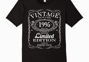 21st Birthday Gifts for Him south Africa 21st Birthday Gift Vintage 1995 Limited Edition T Shirt