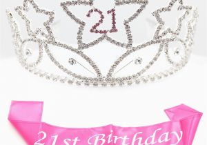 21st Birthday Girl Accessories 21st Birthday Tiara and Sash Birthday Party Ideas 21st