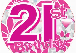 21st Birthday Girl Accessories Age 21 Female Party Badge 15cm Party Mall