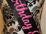 21st Birthday Girl Accessories Birthday Party Sash Birthday Sash Birthday Girl Sash Neon